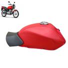 Capa do Tanque Com Colchete CG Titan Fan 150 2009 2013 Vermelho
