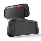 Capa Dockável KIWIHOME P2 para Switch 2 (2025), Capa Protetora Antiderrapante com Pegada Ergonômica Testada contra Quedas para Switch 2, Preta