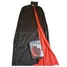 Capa dupla face vampiro drácula 140cm Halloween c/corrente