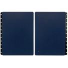 Capa E Contracapa Caderno Inteligente Dark Blue Medio