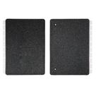 Capa e contracapa lets glitter neon black - medio