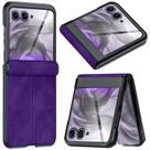 Capa e protetor de tela em couro NINKI para Motorola Razr 50 Ultra/Razr 2024 Plus
