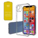 Capa e protetor de tela para iPhone 13 com vidro reforçado
