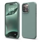 Capa elago de silicone líquido compatível com iPhone 15 Pro Max verde