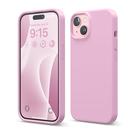 Capa elago de silicone líquido compatível com iPhone 15 rosa choque