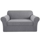 Capa Elástica H.VERSAILTEX para Loveseat - 2 Peças - Cor: Pomba