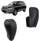 Capa Em Couro Manopla Câmbio Automático Santa Fé 4wd 2006 a 2013