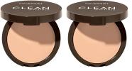 Capa em pó prensada Girl Clean Invisible Vegan Buff Beige