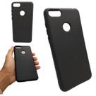 Capa em silicone compatível com motorola moto e6 play (tela: 5.5") (4g) cor:preta
