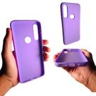 Capa em silicone compatível com motorola moto g8 play (tela: 6.2") (4g) cor:lilás