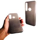 Capa em silicone compatível com motorola moto g8 plus (tela: 6.3") (4g) cor:prateada com cinza