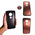 Capa em tpu com suporte compatível com motorola moto g6 play (tela: 5.7") (4g) cor:cobre / borda preta Capa em tpu com suporte compatível com motorola moto g6 play (tela: 5.7") (4g) cor:cobre / borda preta
