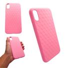 Capa em tpu compatível com apple iphone xr (tela: 6.1") (4g) cor:rosa