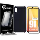 Capa Emborrachada Compatível Redmi 9I Sport 6.53 + Película Vidro 3D - Cell In Power25