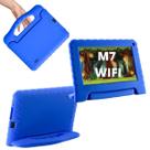 Capa Emborrachada Kids Infantil Maleta Azul p/ Tablet M7 WIFI M7s Go Lite