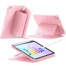 Capa ESR para iPad A16 de 11ª e 10ª geração com porta-lápis rosa