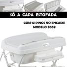 Capa Estofada Para Banheira Millenia+ Original 3059 12 Pinos Baby Burigotto Cor:BRANCO Capa Estofada Para Banheira Millenia+ Original 3059 12 Pinos Baby Burigotto Cor:BRANCO