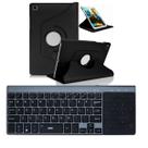 Capa executiva p/ Tablet Samsung X200 X205 10.5 MiniTeclado Bluetooth c/ Touchpad