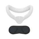 Capa facial VR e capa de lente para Quest 2 CNBEYOUNG (cinza)