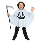 Capa Fantasia Halloween Menino Fantasma Tam P ao GG