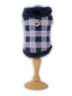 Capa Fashion Xadrez Azul para cachorro e gato Capa Fashion Xadrez Azul para cachorro e gato