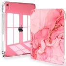 Capa Feams para iPad 11ª geração 11" 2025 com porta-lápis rosa