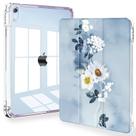 Capa Feams Slim para iPad Air de 11 polegadas M3 2025/M2 2024 azul floral