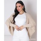 Capa Feminina Cardigã Poncho Elegante Kimono Tricô Moda Outono/Inverno Capa Feminina Cardigã Poncho Elegante Kimono Tricô Moda Outono/Inverno