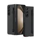 Capa Fina Antichoque Com Sensação De Pele Para Samsung Galaxy Z Fold7 6 5 4 3 Com Suporte Para