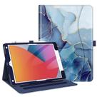 Capa Fintie para iPad de 9ª, 8ª e 7ª geração de 10,2" com Stand Ocean
