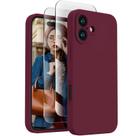 Capa FireNova projetada para iPhone 16 Plus Silicone Plum