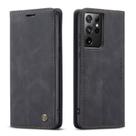 Capa flip Kowauri Galaxy S21 Ultra PU em couro preto 6,8"
