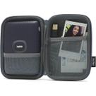 Capa Fujifilm Instax Mini Link 2 em tecido azul ardósia Capa Fujifilm Instax Mini Link 2 em tecido azul ardósia