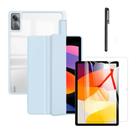 Capa fundo acrilico + vidro + caneta para Redmi Pad Se 11”