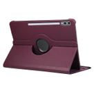 Capa Giratoria Compatível Com Samsung Tablet Galaxy Tab A11 A11+ Plus Capinha Carteira lisa Cor:roxoTamanho:S10 Lite Te