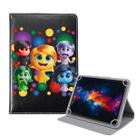 Capa giratória estampada Divertidamente tablet 10 Polegadas
