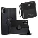 Capa Giratoria P/tablet Redmi Pad 2 + Power Bank 10mil Mah 4 em 1