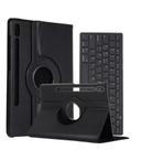 Capa giratória para tablet Galaxy S7 FE + Teclado bluetooth