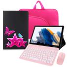 Capa Giratória Para Tablet Galaxy Tab A9 Plus + Teclado com Mouse Bluetooth + Luva de Proteção