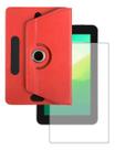 Capa Giratória + Película Compativel Para Tablet Multilaser Mirage 7p