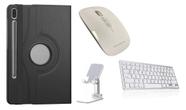 Capa Giratória Tablet S7 Fe 12.4 Kit Mouse/suporte/teclado Capa Giratória Tablet S7 Fe 12.4 Kit Mouse/suporte/teclado