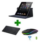 Capa Giratória + Teclado E Mouse Bluetooth Para iPad 9g 10,2