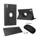 Capa Giratória + Teclado Mouse Bluetooth Tablet Pad 5 Capa Giratória + Teclado Mouse Bluetooth Tablet Pad 5