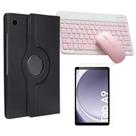 Capa Giratória + Teclado + Mouse + Pel P/ Galaxy Tab A9 11' Kit Completo