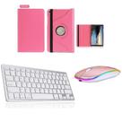 Capa Giratória + Teclado + Mouse Tablet Galaxy Tab A8 T290