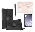 Capa Giratória + Teclado + Pelicula Para Galaxy Tab A9 11 Capa Giratória + Teclado + Pelicula Para Galaxy Tab A9 11