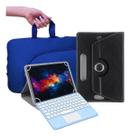 Capa Giratória + Teclado Touchpad Azul P/ Tablet M9 Lenovo