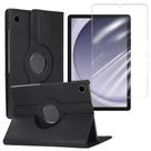 Capa giratoria + vidro para Galaxy Tab A9 8,7” SM-X115 Cor escolhida:Preto Capa giratoria + vidro para Galaxy Tab A9 8,7” SM-X115 Cor escolhida:Preto
