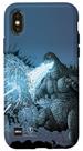 Capa Godzilla para iPhone X/XS Arte em Quadrinhos Ataque do Raio de Calor