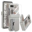 Capa GooseBox Motorola Razr 2025, carteira, capa com dobradiça RFID